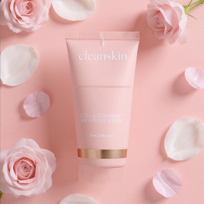 75ml Collagen Peel-off Mask Night Wrapping Mask Facial Mud 50g Collagen Jelly Cream Firming Skin Moisturizing Face Masks Cream