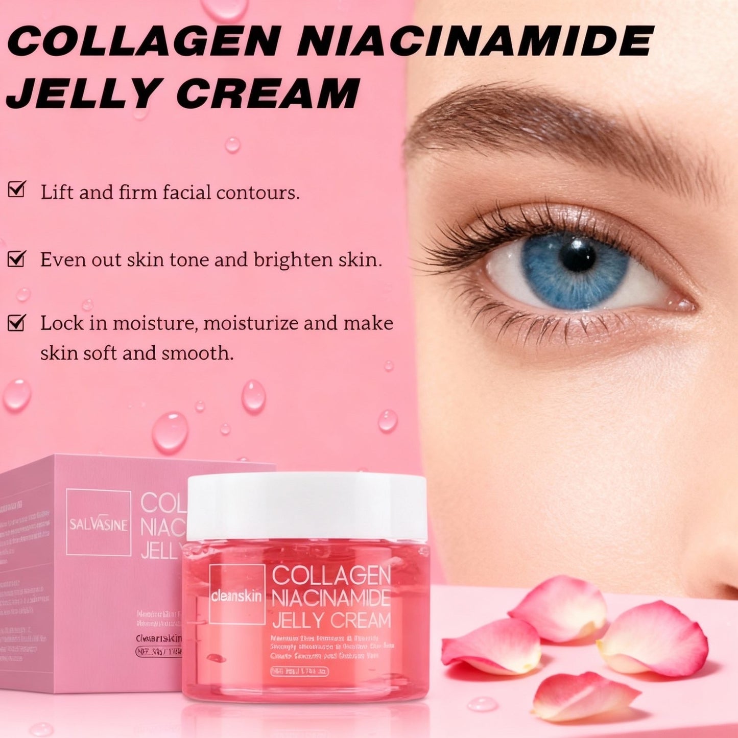 75ml Collagen Peel-off Mask Night Wrapping Mask Facial Mud 50g Collagen Jelly Cream Firming Skin Moisturizing Face Masks Cream